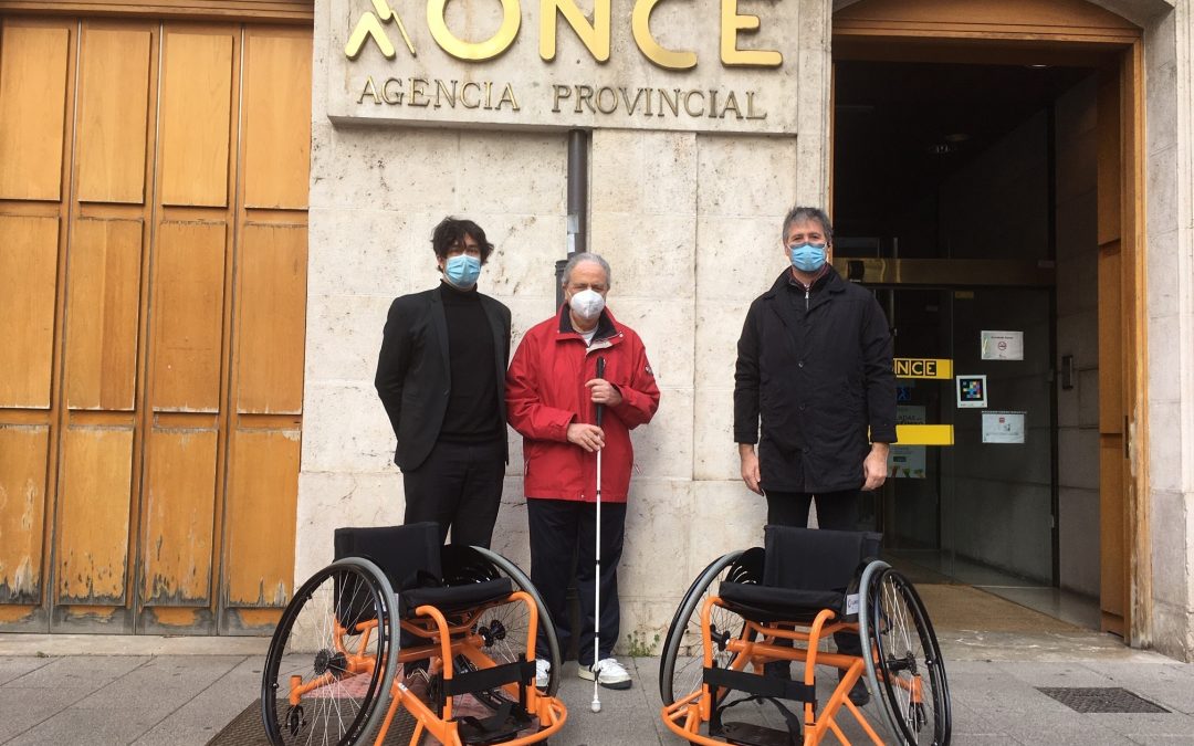 Servigest Burgos BSR recibe 2 sillas de ruedas donadas por Fundación ONCE