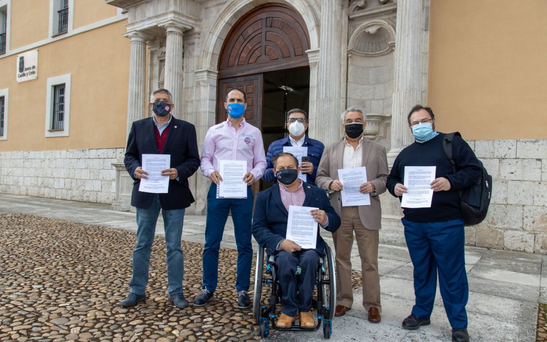 Los clubes de elite registran la propuesta de patrocinio para la Junta de Castilla y León y se reúnen con los grupos parlamentarios